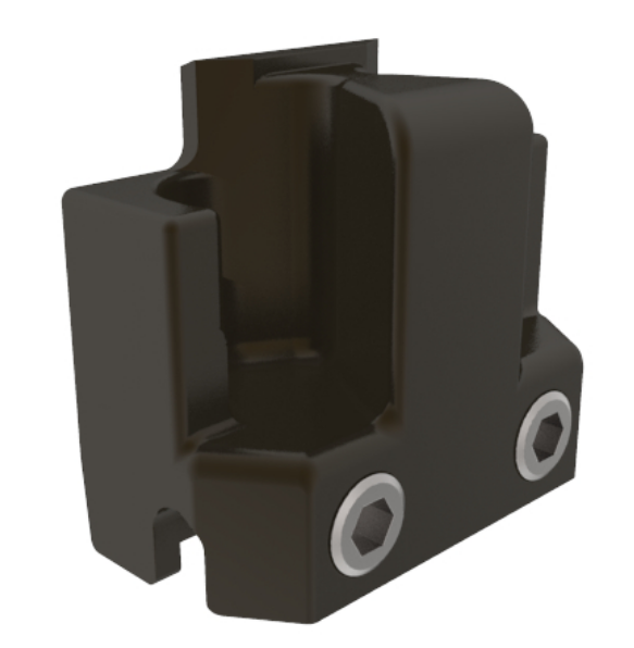 Levně G-U doraz pro vozíky 966/200 Barva: Tmavě hnědá (RAL 8022)