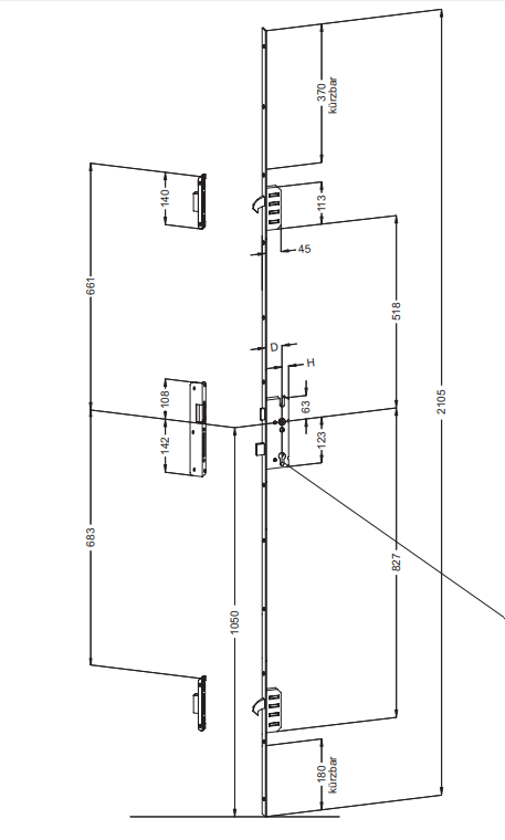 Levně WINKHAUS STV-F 1662/40 92/8 M2 LE