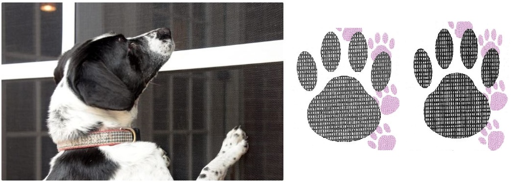 Síť PETSCREEN pro psy a kočky - šířka 1,5m Barva: Šedá