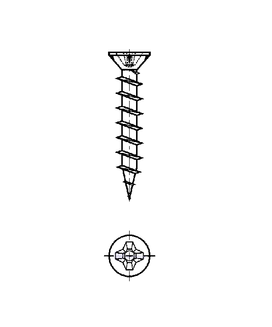 Levně Šroub MKZ-D 3,9x30 ZB 4d
