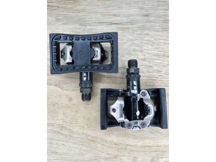 Shimano SPD PD-M520 nášlapné pedály + platformy