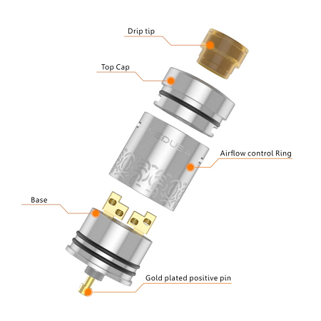 Konstrukce Medusa Reborn RDTA