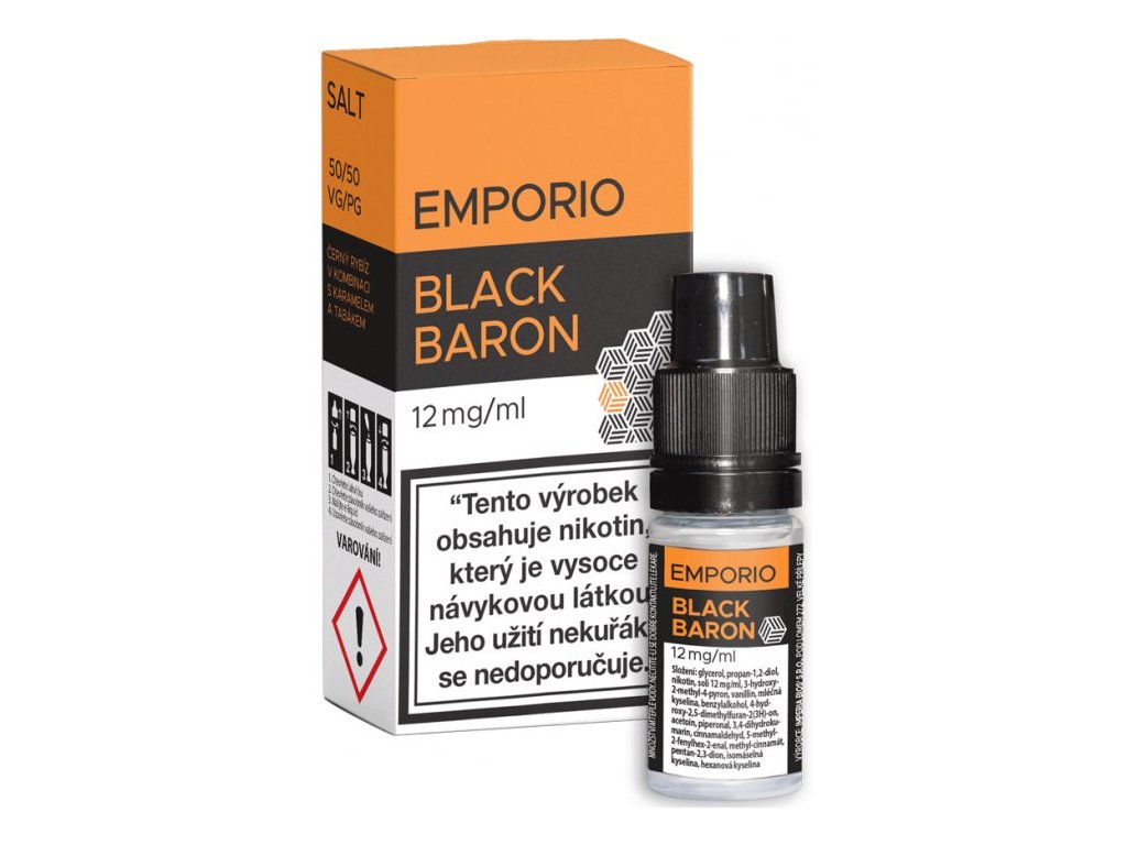 Liquid Emporio SALT Black Baron 10ml - 12mg