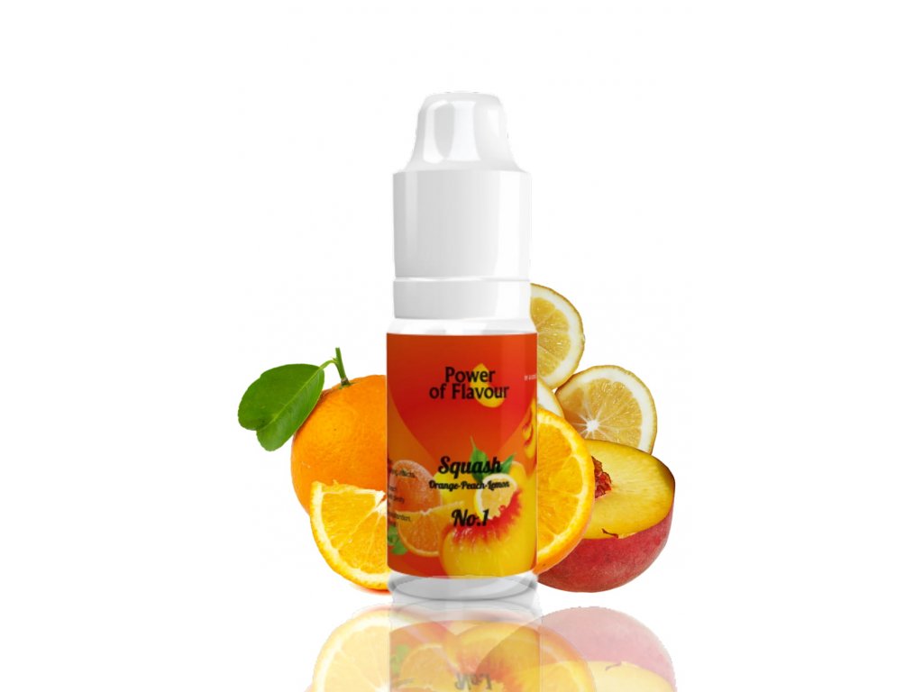10 ml Power of Flavour - No. 1 (Pomeranč, broskev, citron)
