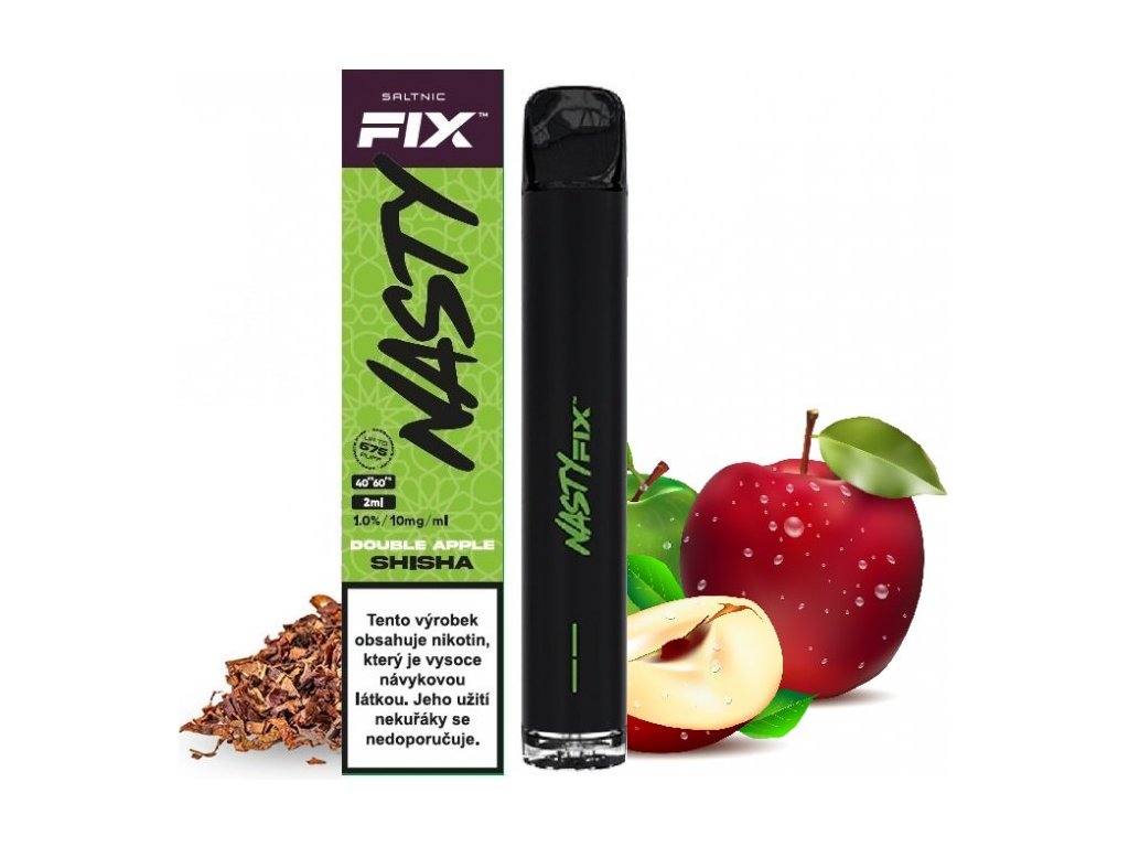 Nasty Juice Air Fix elektronická cigareta Double Apple Shisha 700mAh 2ml 10mg 1 ks