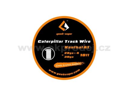 1496 geekvape kanthal a1 caterpillar track drat 3m 28gax4 30ga