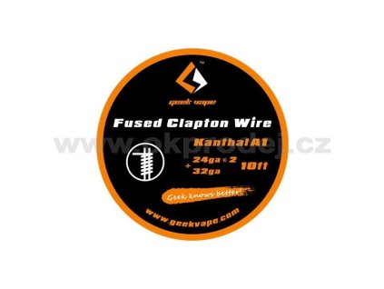 1508 geekvape kanthal a1 fused clapton drat 3m 24gax2 32ga