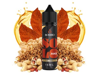 Příchuť Bombo Solo Juice S&V 15ml Peanut Tobacco (Tabák s arašídy)