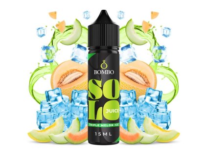 Příchuť Bombo Solo Juice S&V 15ml Triple Melon Ice (Ledový cukrový meloun)