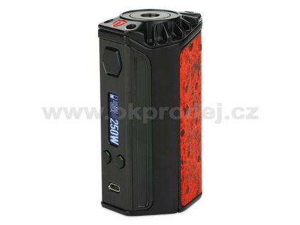 Think Vape Finder 250W TC Mód s DNA250 čipem - Černo-červená