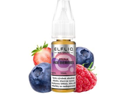 liquid elfliq nic salt mixed berries 10ml 20mg cz