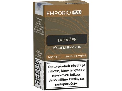 emporio pod cartridge tabacek 20mg 1pack