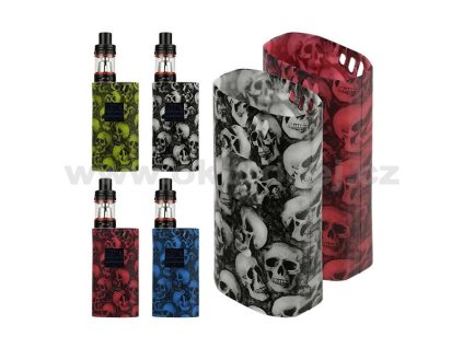 2300 silikonove pouzdro pro smok alien motiv lebka modra