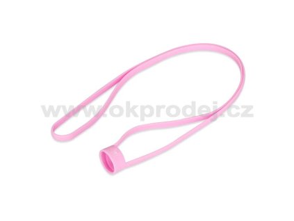 2573 univerzalni silikonova snurka na e cigaretu 19 25mm prumer ruzova