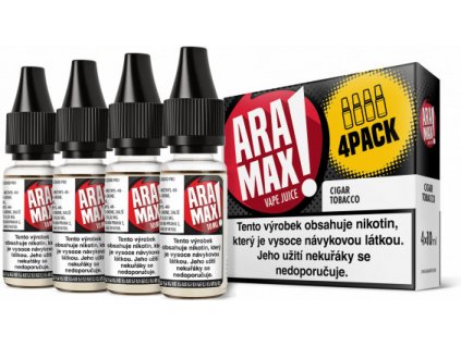 Liquid ARAMAX 4Pack Cigar Tobacco 4x10 ml - 6 mg