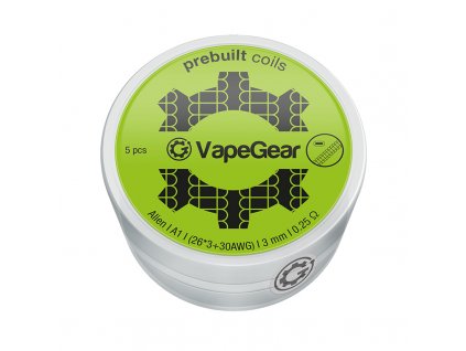 VapeGear předmotané spirálky - Alien - A1, 0.25ohm