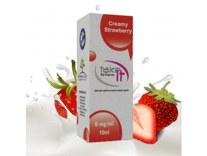 10 ml Take It - Strawberry Cream - 0mg