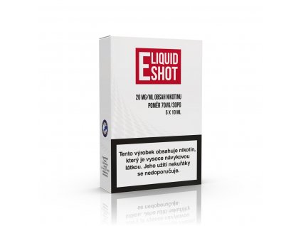 5 pack E-Liquid Shot Booster 30PG/70VG 5 x 10 ml 20 mg