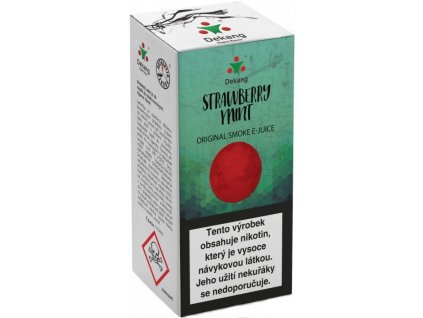 Jahoda s mátou / Strawberry mint - E-liquid náplň DEKANG - 10ml - 11mg