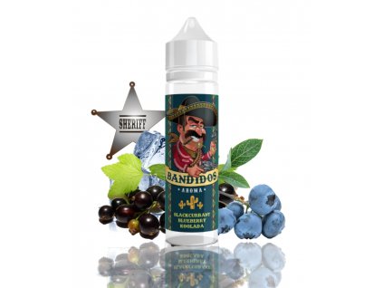 Příchuť Bandidos - Blackcurrant Blueberry Koolada (Shake & Vape), 10 ml