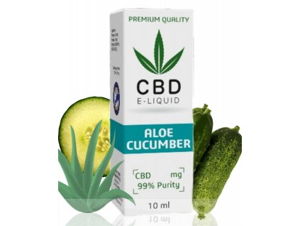 CBD Vape Liquid - Aloe Cucumber 10 ml 300 mg