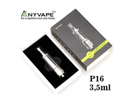572 anyvape p16 bvc clearomizer 1 8ohm 3 5ml clear 1ks