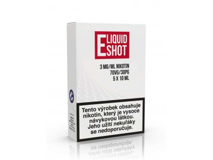 5 pack E-Liquid Shot Booster 30PG/70VG 5 x 10 ml 3 mg