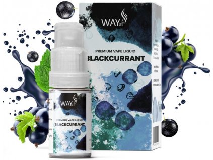 Liquid WAY to Vape Blackcurrant 10ml - 0mg