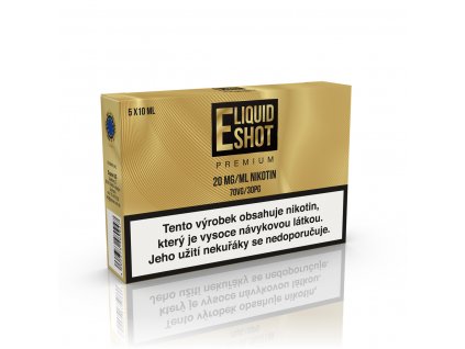 E-Liquid Shot Booster PREMIUM (30PG/70VG) 20 mg/ml 5x10ml