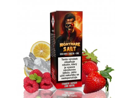 Expran Group 10 ml Nightmare Salt - Strawberry Raspberry Lemon Menthol 20 mg/ml