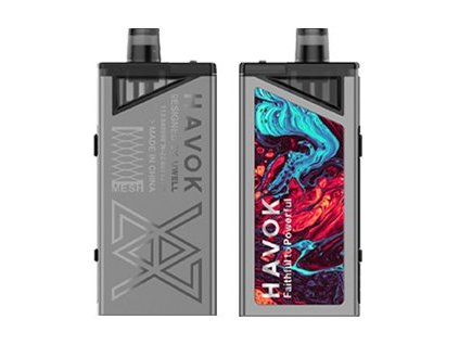 uwell havok v1 pod 65w grip full kit 1800mah silver