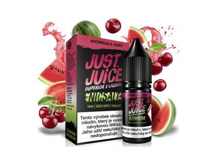 liquid just juice salt watermelon cherry 10ml