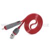 1556 micro usb a lightning usb kabel 2v1 avatar cervena