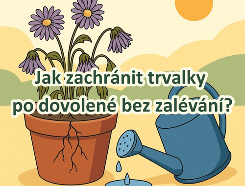 Jak zachránit trvalky po dovolené bez zalévání?