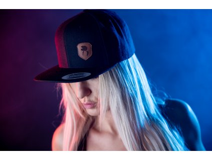 kšiltovka RIDER snapback - černá