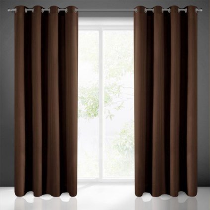 22434 hnedy zaves na kruzkoch rita 140x250 cm