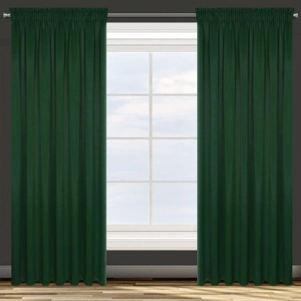 32532 tmavozeleny zatemnovaci zaves na paske parisa 135x270 cm