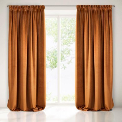5595 zatemnovaci zaves na paske villa oranzovy 140x270 cm
