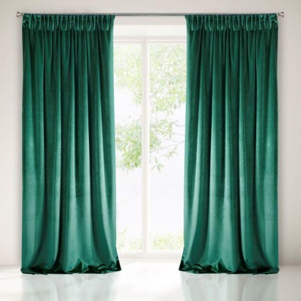 12063 zeleny zatemnovaci zaves na paske villa 140x270 cm