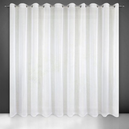 19761 biela zaclona na kruzkoch lucy 350 x 250 cm