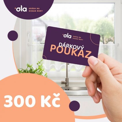 Dárkový poukaz 300 Kč