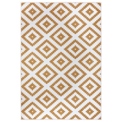 Kusový koberec Twin-Wendeteppiche 105794 Ochre – na von aj na doma (Rozmery kobercov 80x150)