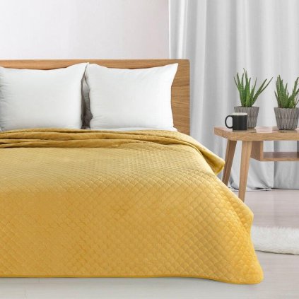 73662 horcicovy zamatovy prehoz ariel 70x160 cm
