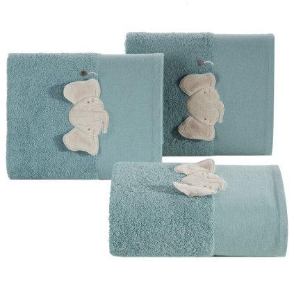 76935 modry detsky uterak baby59 50x90 cm