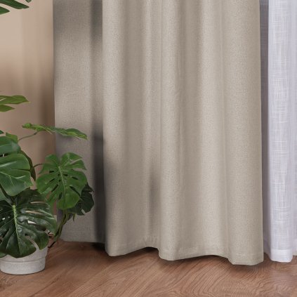 77916 1 teply sivy 100 zatemnovaci zaves na paske dorian 140x230 cm