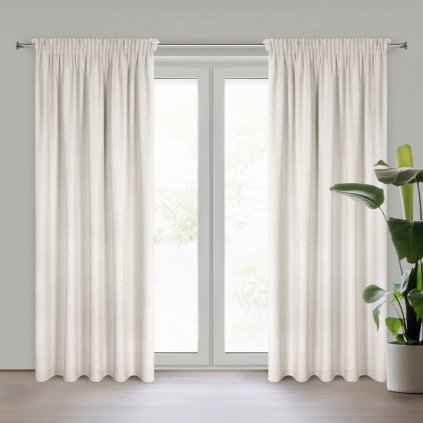 79485 bezovy zaves v eko style na paske eris 140x270 cm