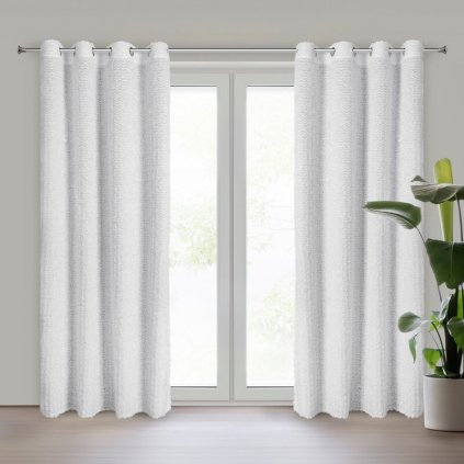 79593 biely sifonovy zaves na kruzkoch tiffany 135x250 cm