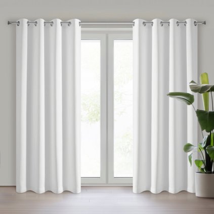 79506 biely zatemnovaci zaves na kruzkoch nerisa 140x250 cm