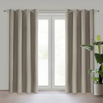 79512 kapucinovy zatemnovaci zaves na kruzkoch nerisa 140x250 cm