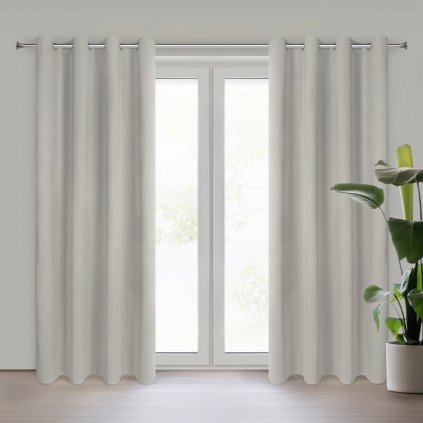 79707 kapucinovy zamatovy zatemnovaci zaves nita na kruzkoch 140x250 cm